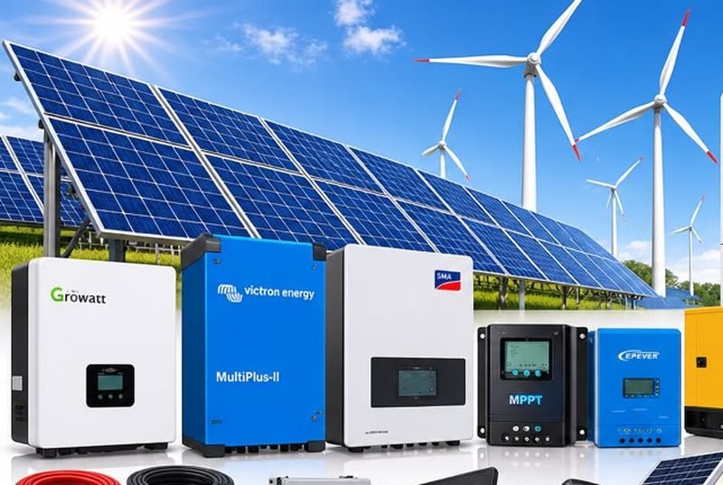 Panneaux solaires et onduleurs